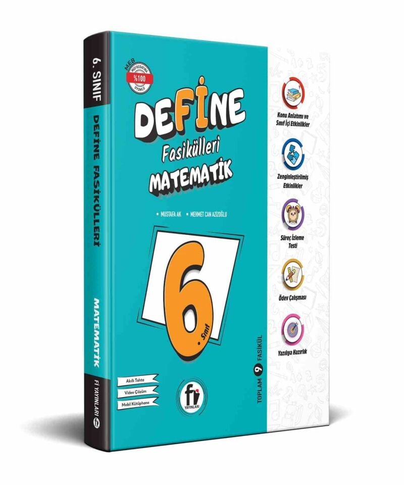 Fi Yayınları 6. Sınıf Define Fasikülleri Matematik Konu Anlatımlı ve Etkinlikli Soru Bankası