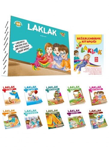 Laklak Hikaye Seti Model Çocuk - 10 Kitap + Test