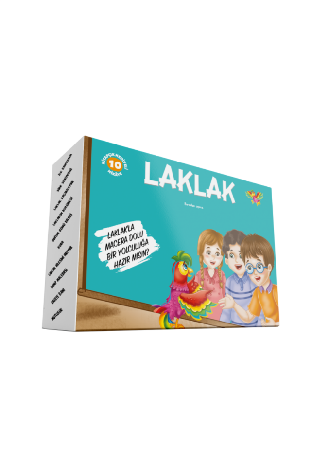 Laklak Hikaye Seti Model Çocuk - 10 Kitap + Test