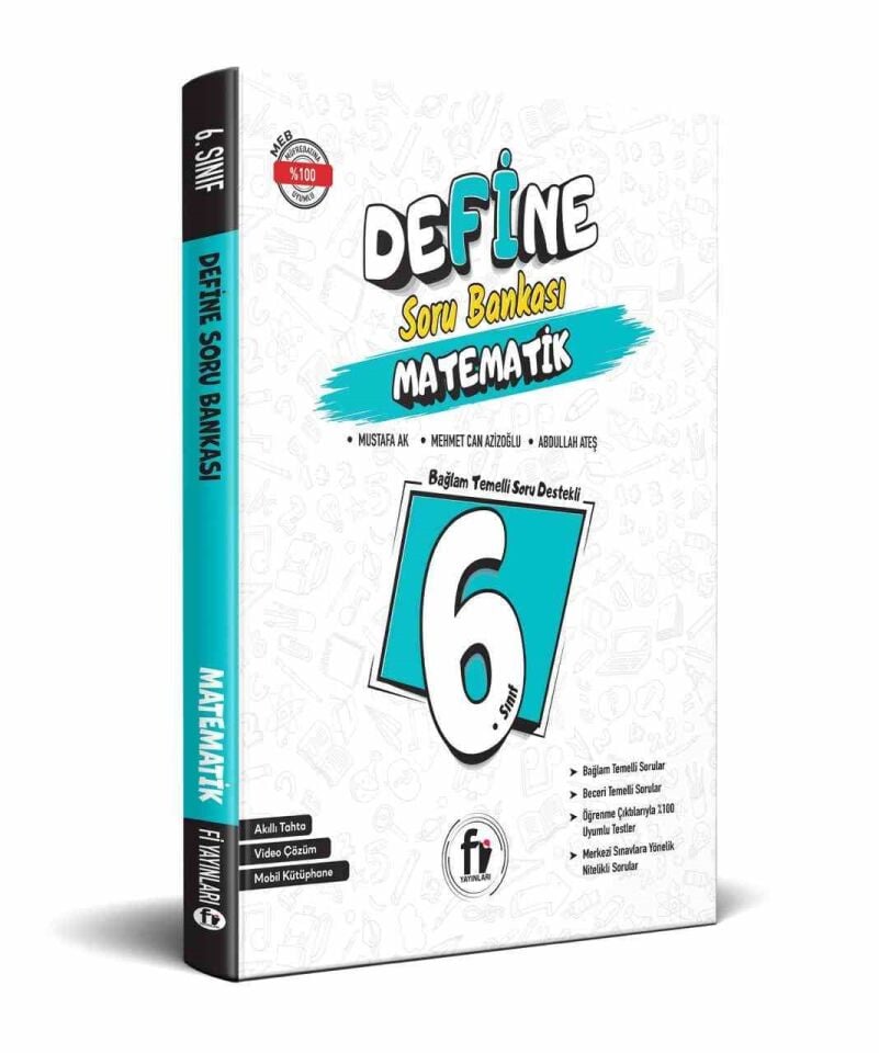Fi Yayınları 6. Sınıf Define Matematik Soru Bankası