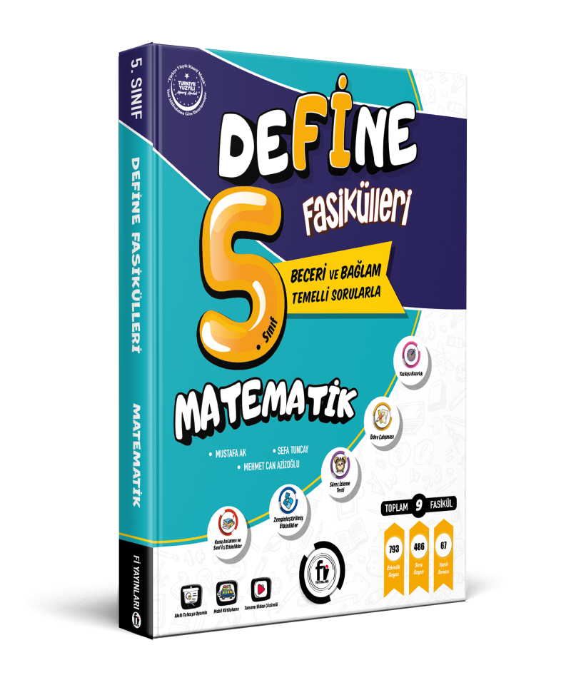 Fi Yayınları 5. Sınıf Define Matematik Fasikülleri