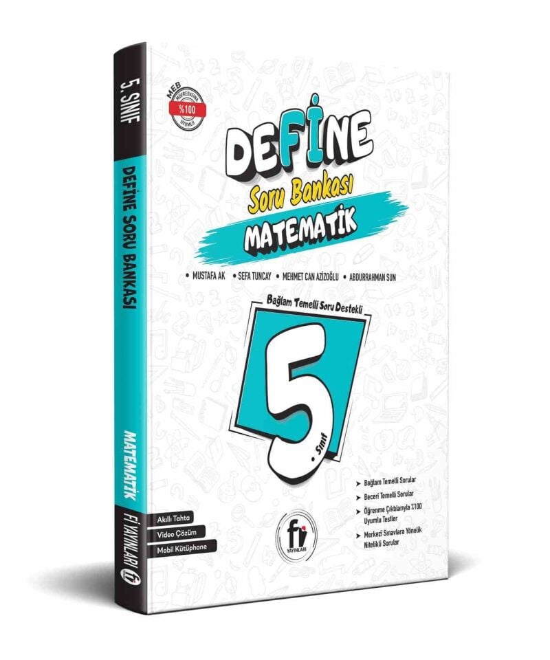 Fi Yayınları 5. Sınıf Define Matematik Soru Bankası