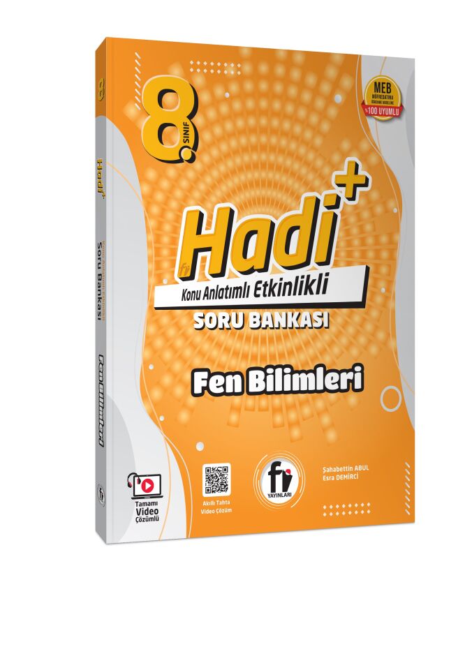 Fi Yayınları 8. Sınıf Hadi+ Konu Anlatımlı Etkinlikli Fen Bilimleri Soru Bankası