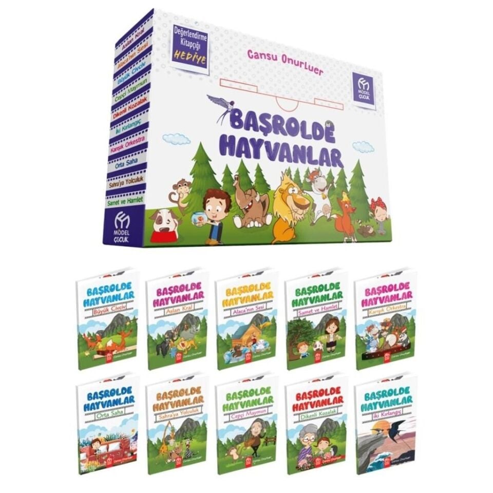 Nesli Tükenen Hayvanlar Seti Model Çocuk (10 Kitap