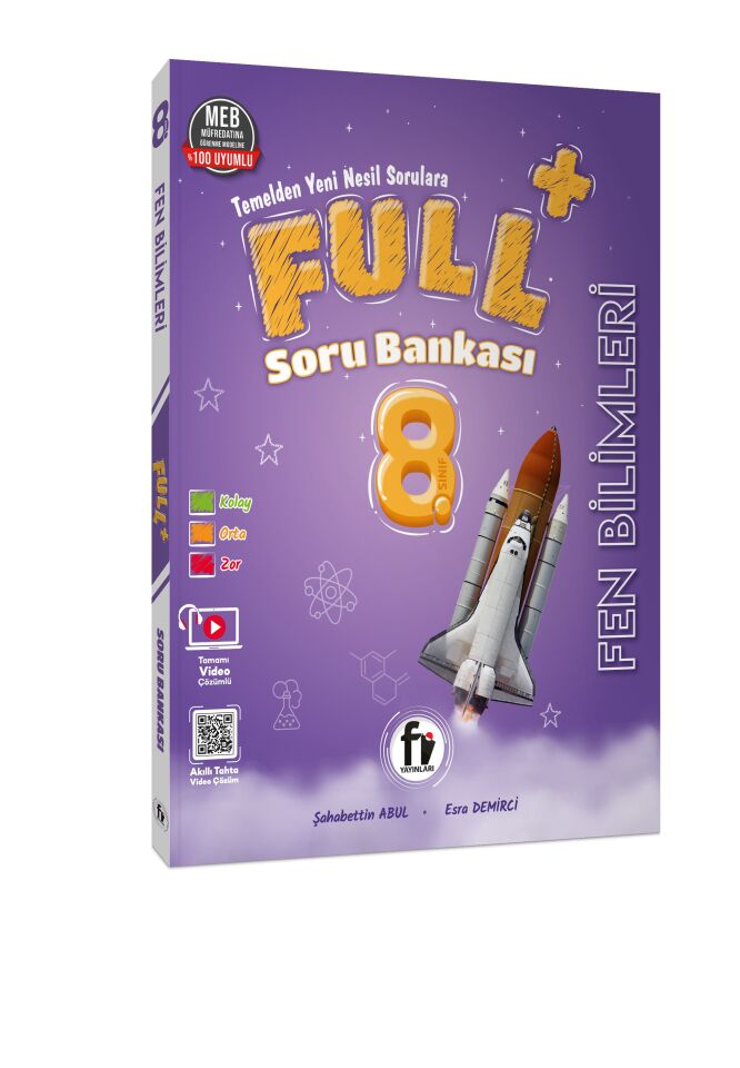 Fi Yayınları 8. Sınıf Full+ Fen Bilimleri Soru Bankası