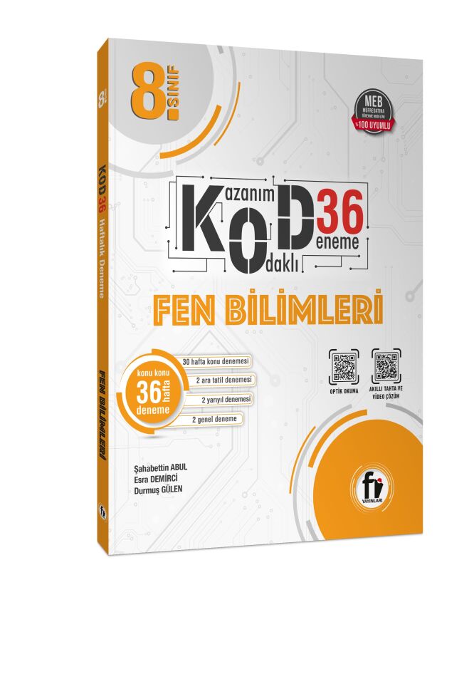Fi Yayınları 8. Sınıf Kod 36 Hafta Fen Bilimleri Deneme
