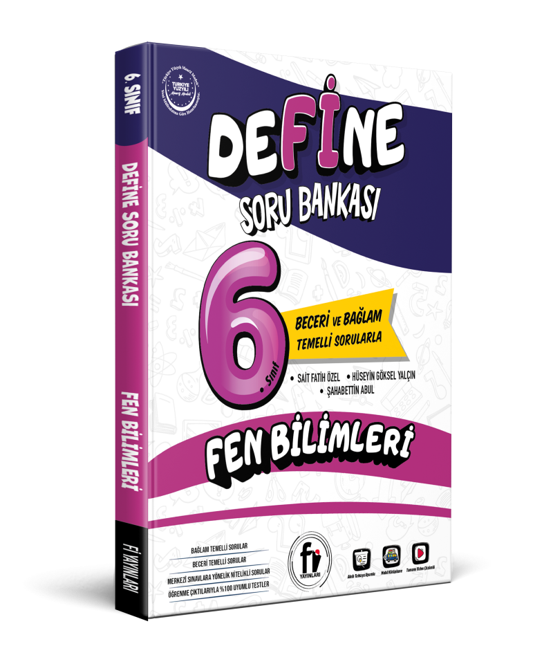 Fi Yayınları 6. Sınıf Define Fen Bilimleri Soru Bankası