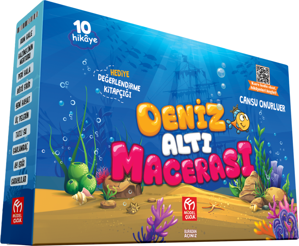 Deniz Altı Macerası Seti Model Çocuk (10 Kitap)