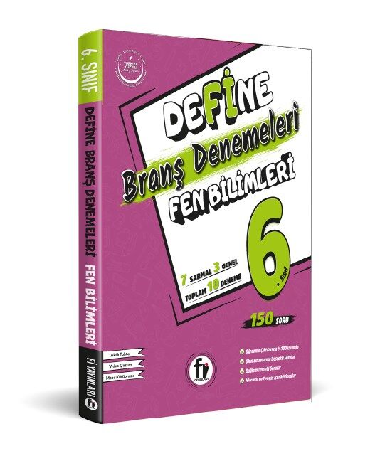 Fi Yayınları 6. Sınıf Define Fen Bilimleri Branş Denemeleri