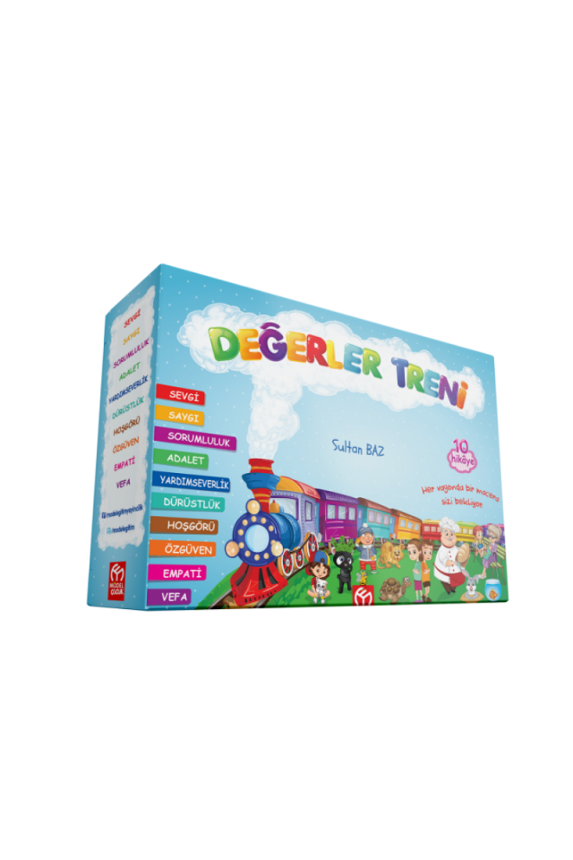 Değerler Treni Hikaye Seti Model Çocuk (10 Kitap)