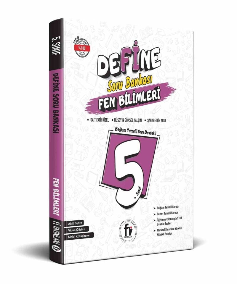 Fi Yayınları 5. Sınıf Define Fen Bilimleri Soru Bankası