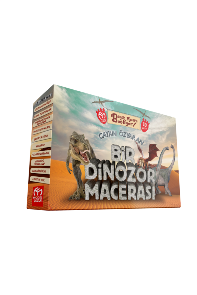 Bir Dinozor Macerası Seti Model Çocuk (10 Kitap)