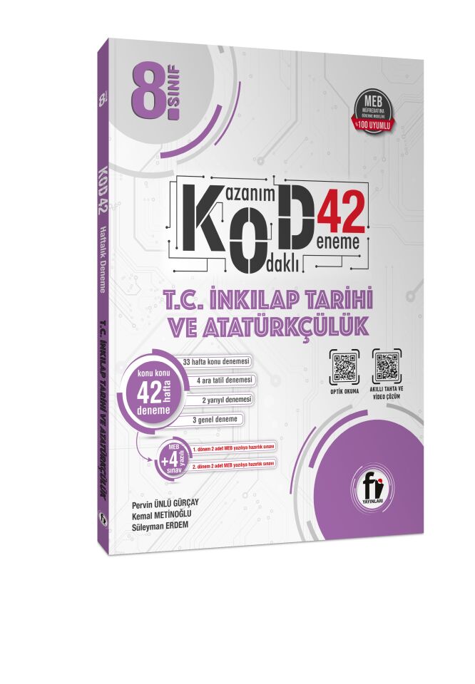 Fi Yayınları 8. Sınıf Kod 42 Hafta T.C. İnkılap Tarihi ve Atatürkçülük Deneme