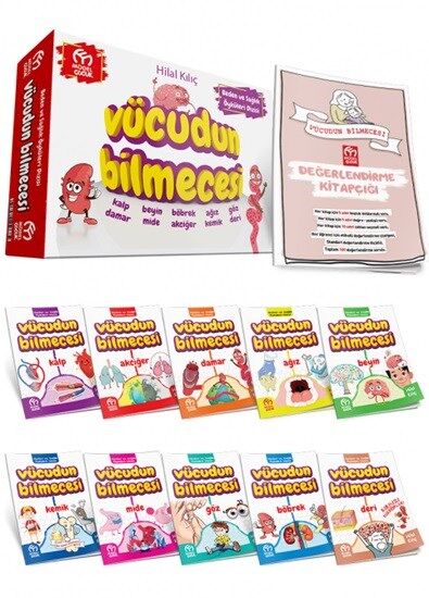 Vücudun Bilmecesi Hikaye Seti Model Çocuk (10 Kitap)