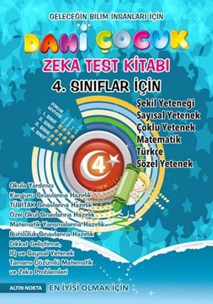 Nartest Yayınları 4.Sınıflar İçin Zeka Test Kitabı