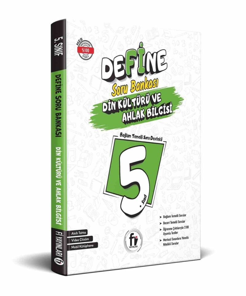 Fi Yayınları 5. Sınıf Define Din Kültürü ve Ahlak Bilgisi Soru Bankası