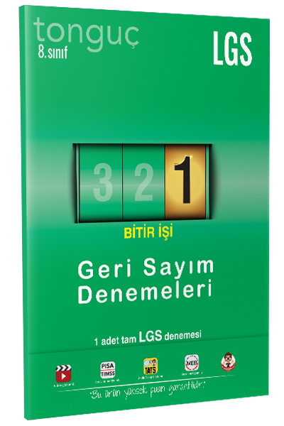 Tonguç Akademi Yayınları 8.Sınıf Geri Sayım Denemesi 1(2018-2019)