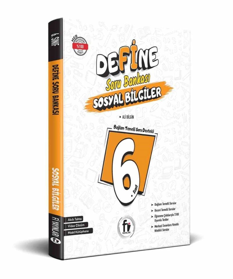 Fi Yayınları 6. Sınıf Define Sosyal Bilgiler Soru Bankası