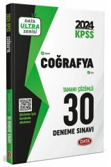 2024 KPSS Ultra Serisi Coğrafya 30 Deneme Sınavı