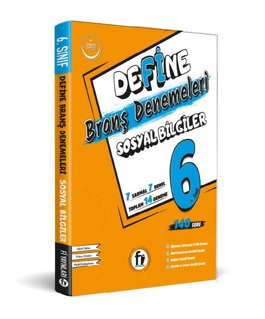 6.SINIF DEFİNE SOSYAL BİLGİLER BRANŞ DENEME