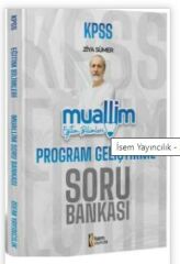 İsem Yayıncılık İsem KPSS Eğitim Bilimleri Muallim Program Geliştirme Soru Bankası Çözümlü