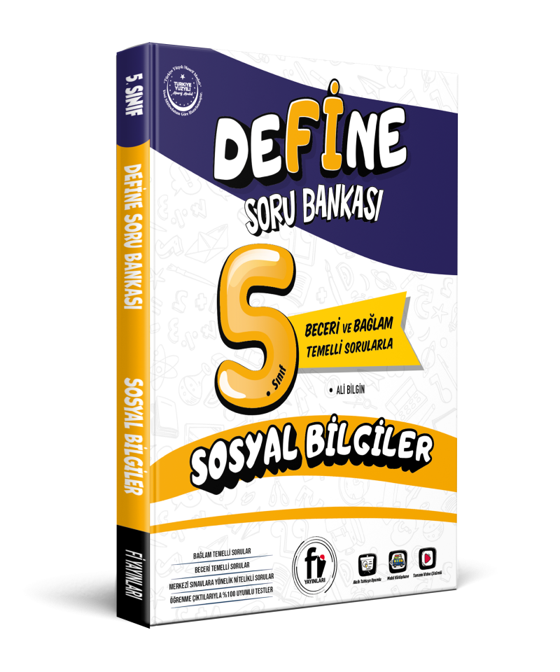 Fi Yayınları 5. Sınıf Define Sosyal Bilgiler Soru Bankası