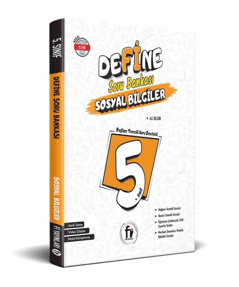 Fi Yayınları 5. Sınıf Define Sosyal Bilgiler Soru Bankası