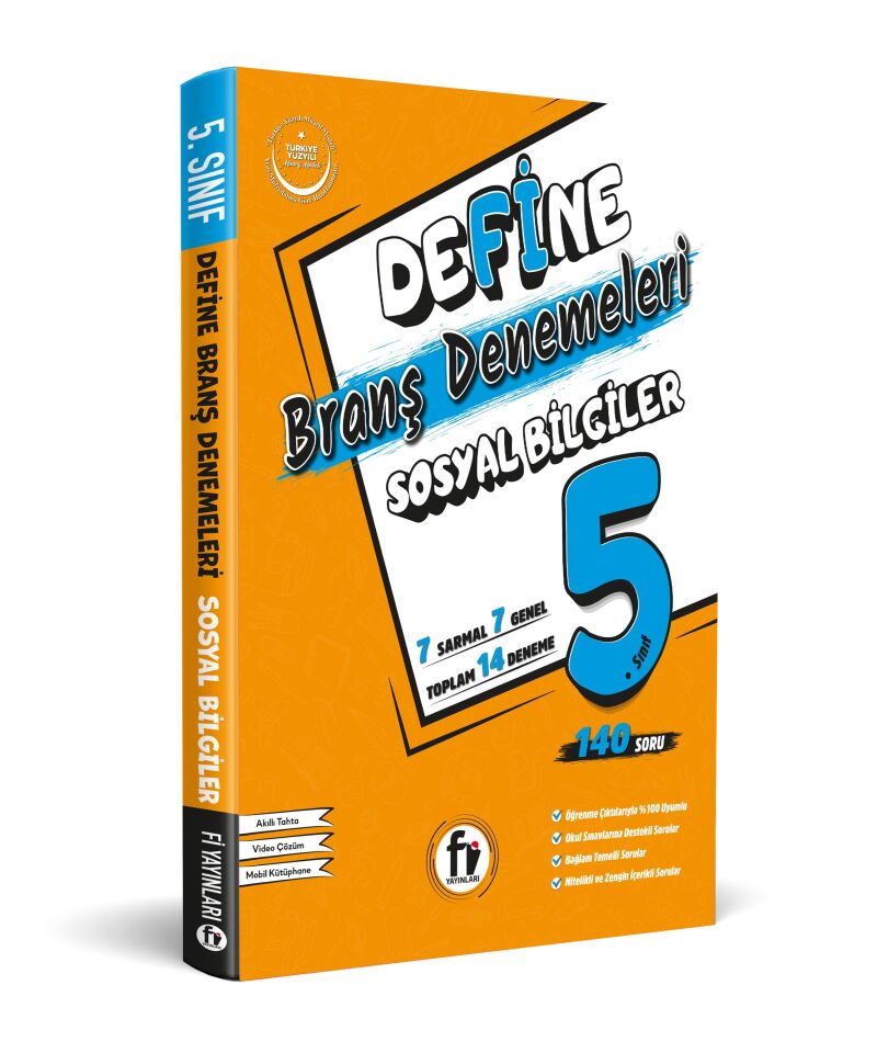 Fi Yayınları 5. Sınıf Define Sosyal Bilgiler Branş Denemeleri
