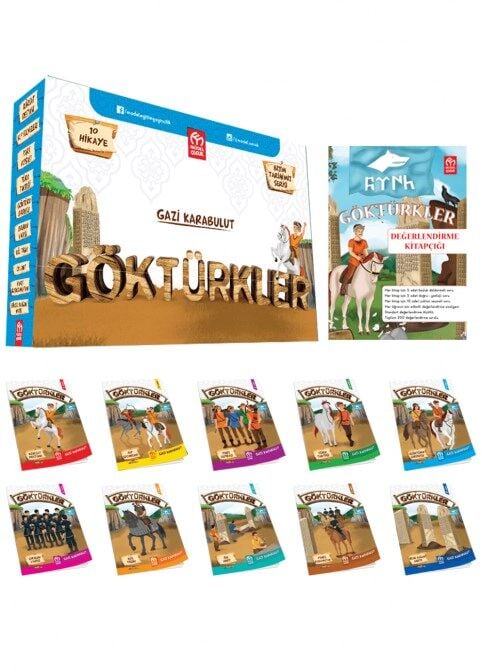 Göktürkler Hikaye Seti Model Çocuk (10 Kitap)