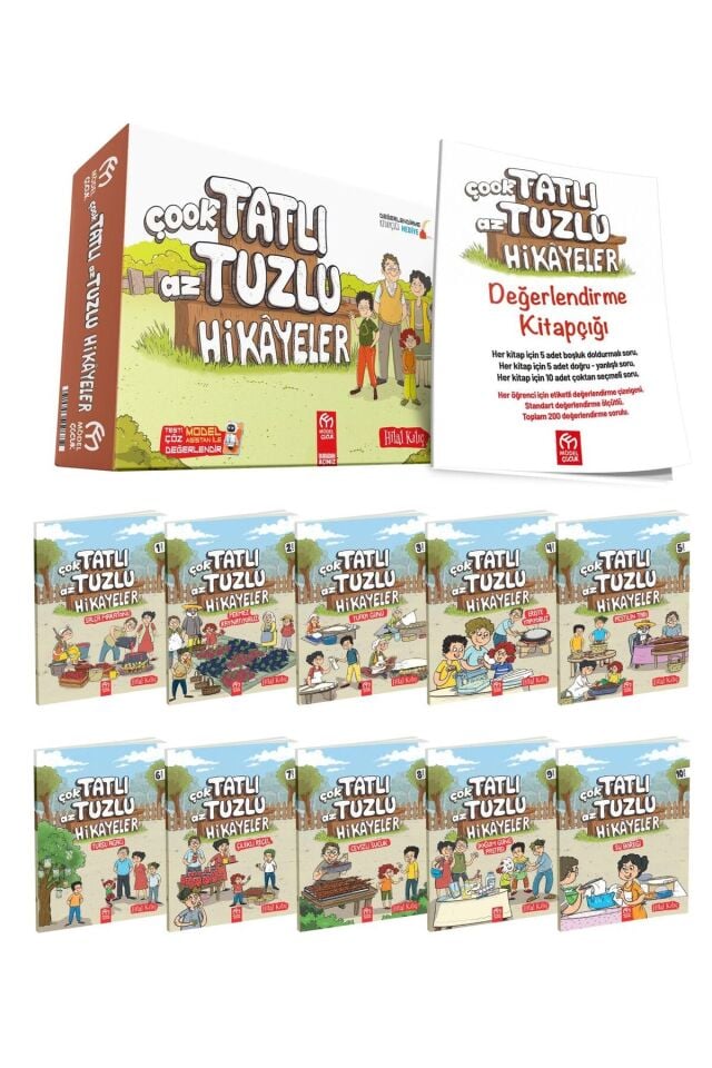 Çook Tatlı Az Tuzlu Hikayeler Model Çocuk (10 Kitap)