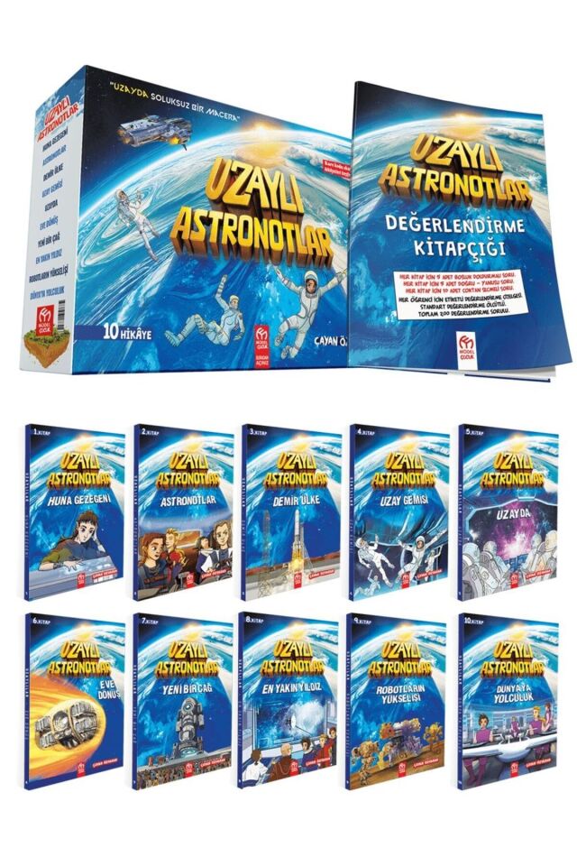 Uzaylı Astronotlar Seti Model Çocuk (10 Kitap)