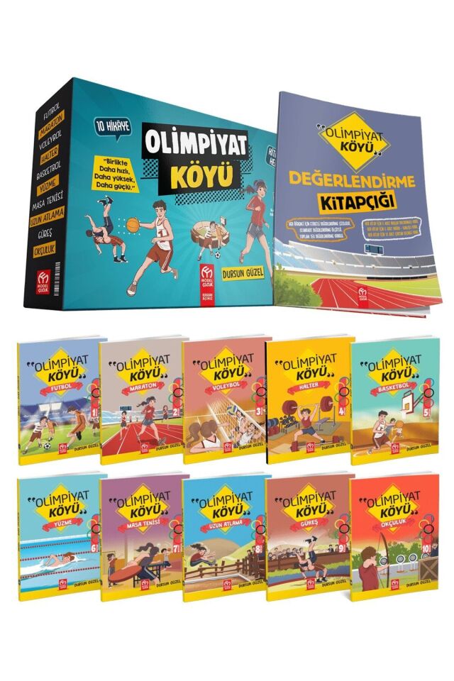 Olimpiyat Köyü Hikaye Seti Model Çocuk (10 Kitap)
