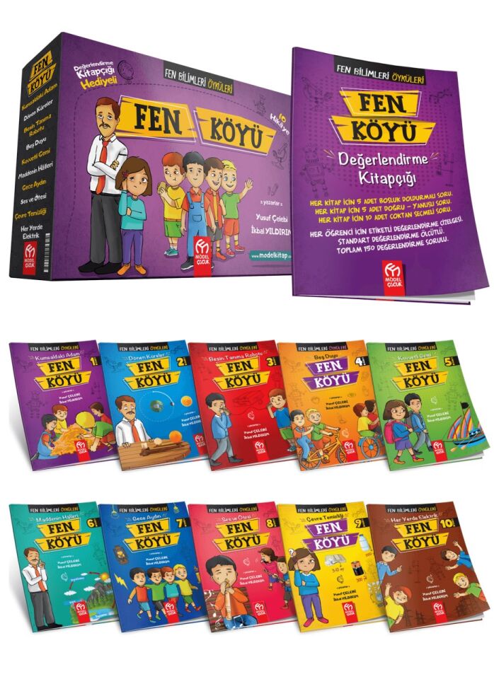 Fen Köyü Hikaye Seti Model Çocuk (10 Kitap)