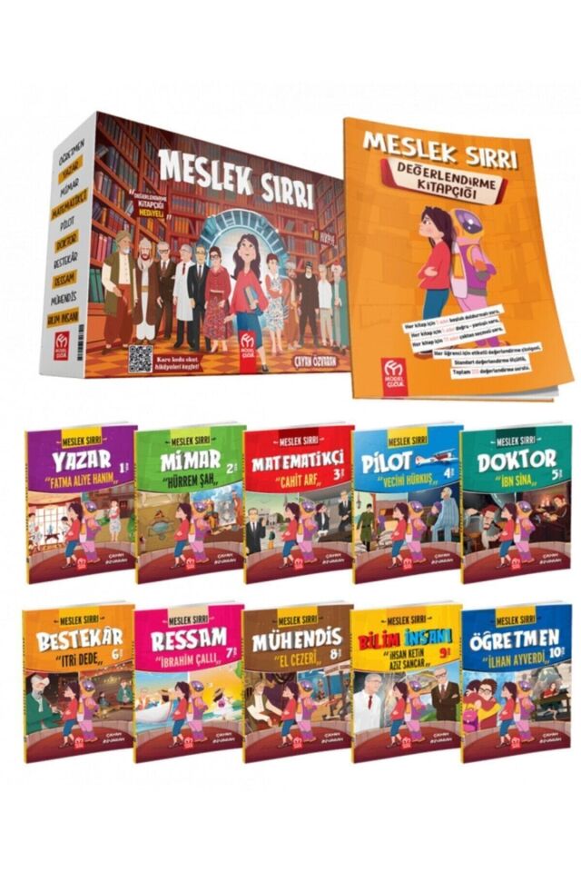Meslek Sırrı Seti Model Çocuk (10 Kitap)