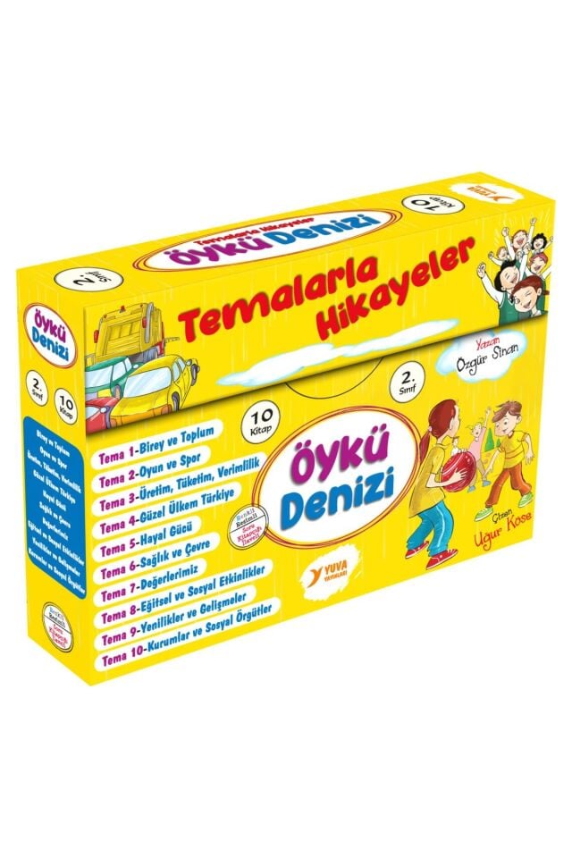 Yuva Yayınları 2. Sınıf Öykü Denizi Temalarla Hikayeler 10 Kitap