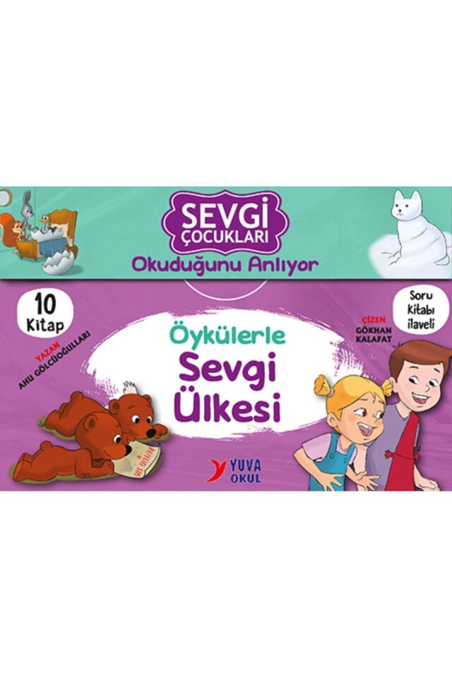 Yuva Okul Öykülerle Sevgi Ülkesi 10 Kitap