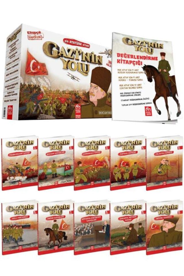 Gazi'nin Yolu Seti Model Çocuk (10 Kitap)