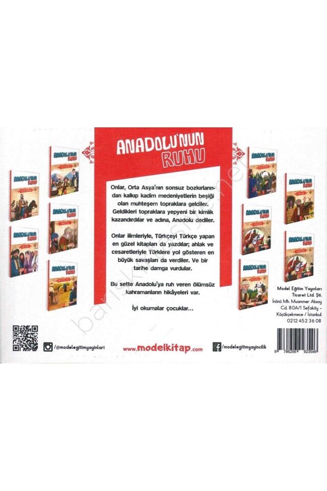 Anadolu'nun Ruhu Seti Model Çocuk (10 Kitap)