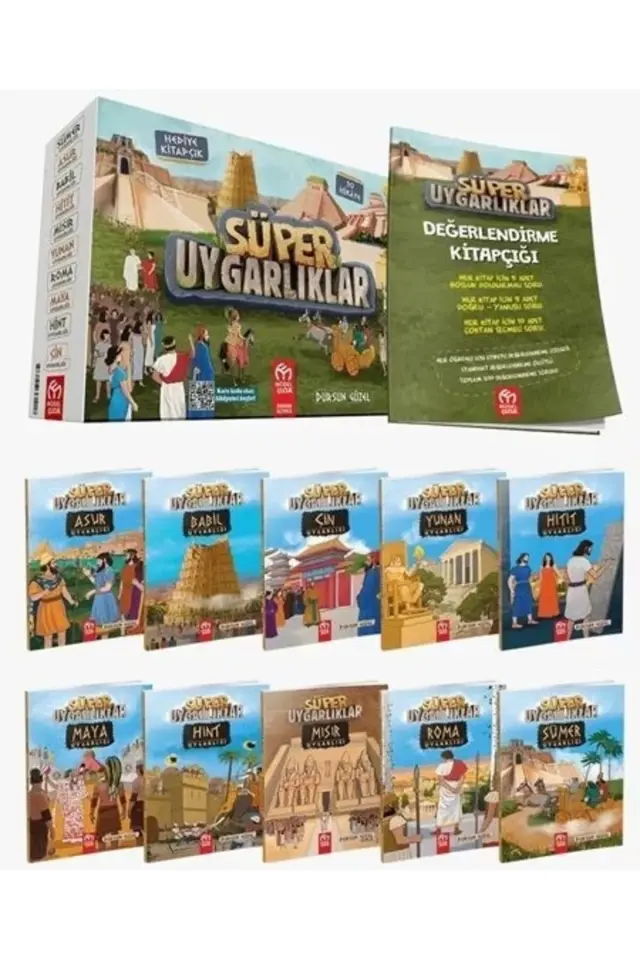 Süper Uygarlıklar Seti Model Çocuk (10 Kitap)