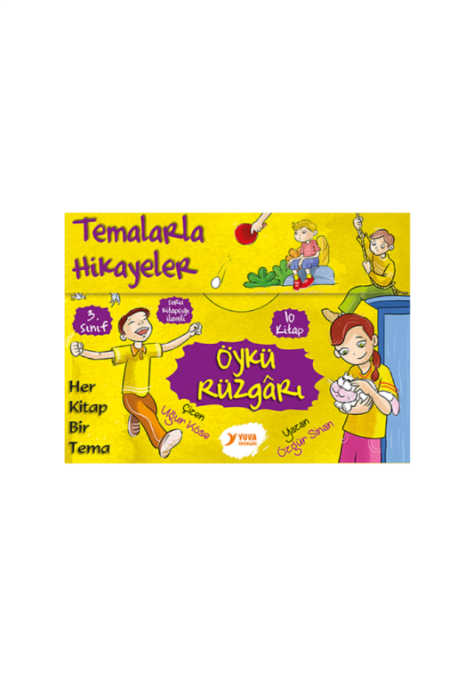 Yuva Yayınları 3. Sınıf Öykü Rüzgârı Temalarla Hikayeler 10 Kitap