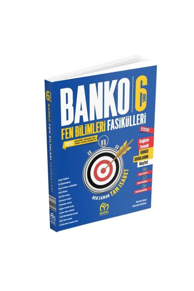 Model Eğitim Yayınları 6. Sınıf Banko Fen Bilimleri Fasikülleri
