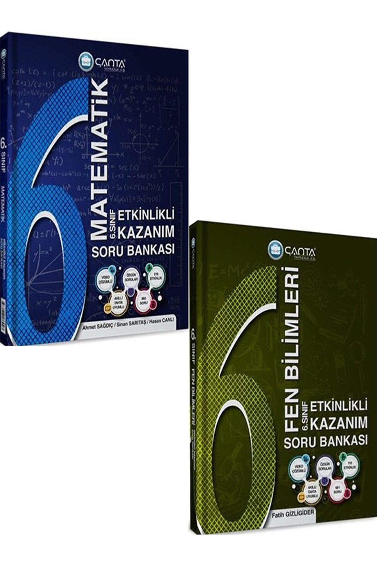 Çanta Yayınları 6. Sınıf Matematik ve Fen Kazanım Soru Bankası 2021