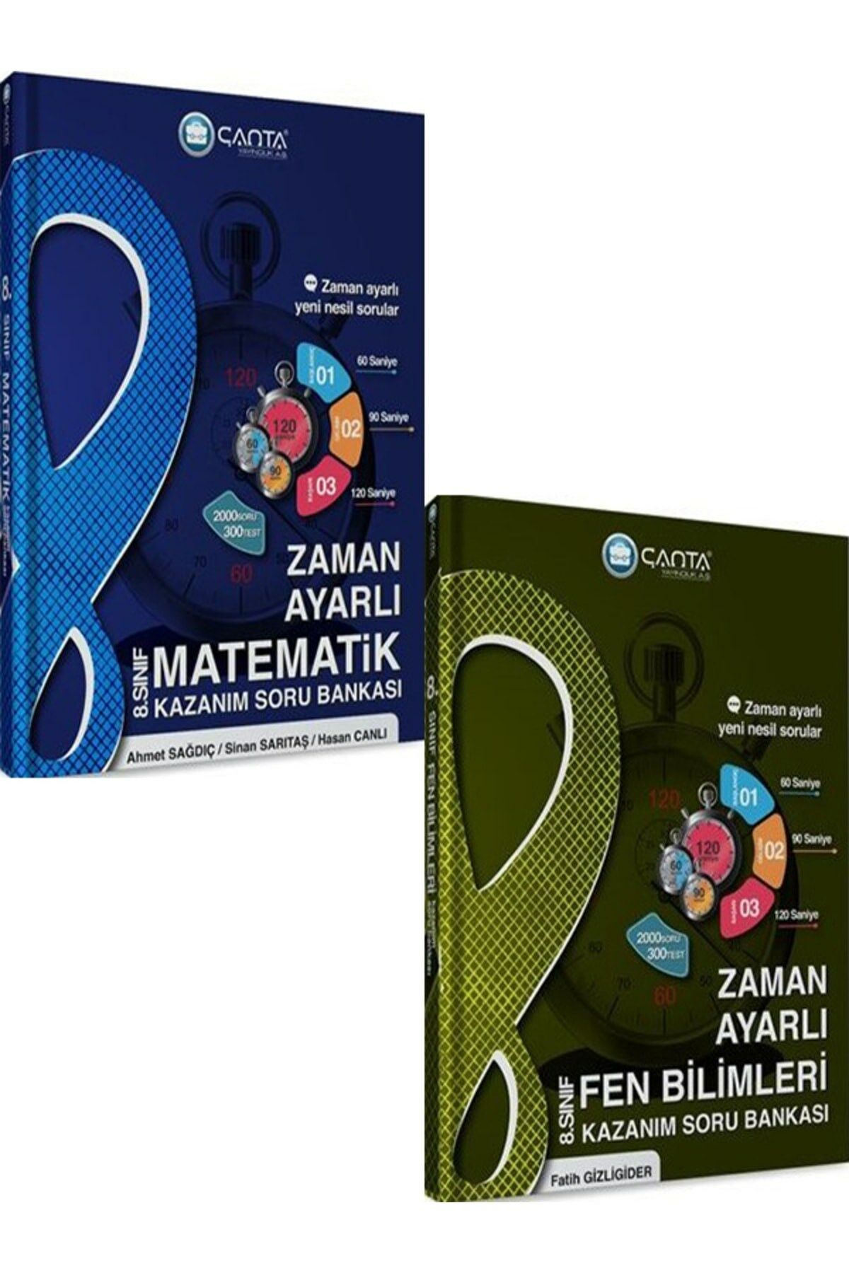 Çanta 8.sınıf Matematik Fen Bilimleri Kazanım Soru Bankası 2023