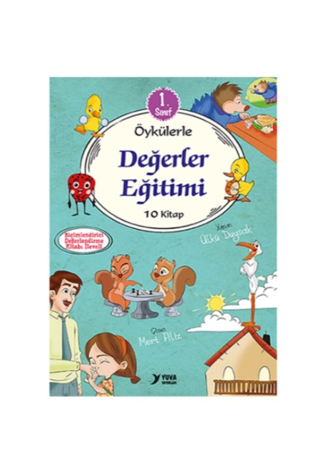 Yuva Yayınları 1. Sınıf Öykülerle Değerler Eğitimi 10 Kitap