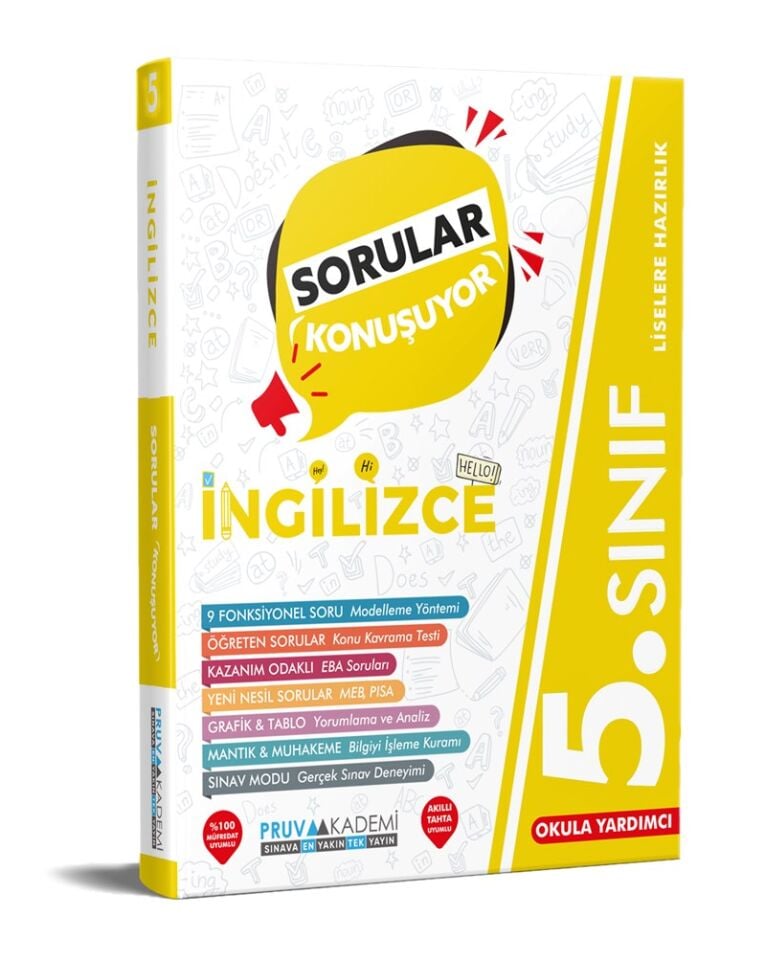 Pruva Akademi 5. Sınıf İngilizce Sorular Konuşuyor