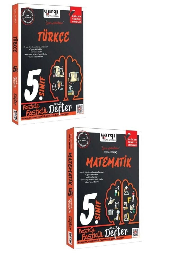5. Sınıf Türkçe Matematik Fasikül Defter Seti