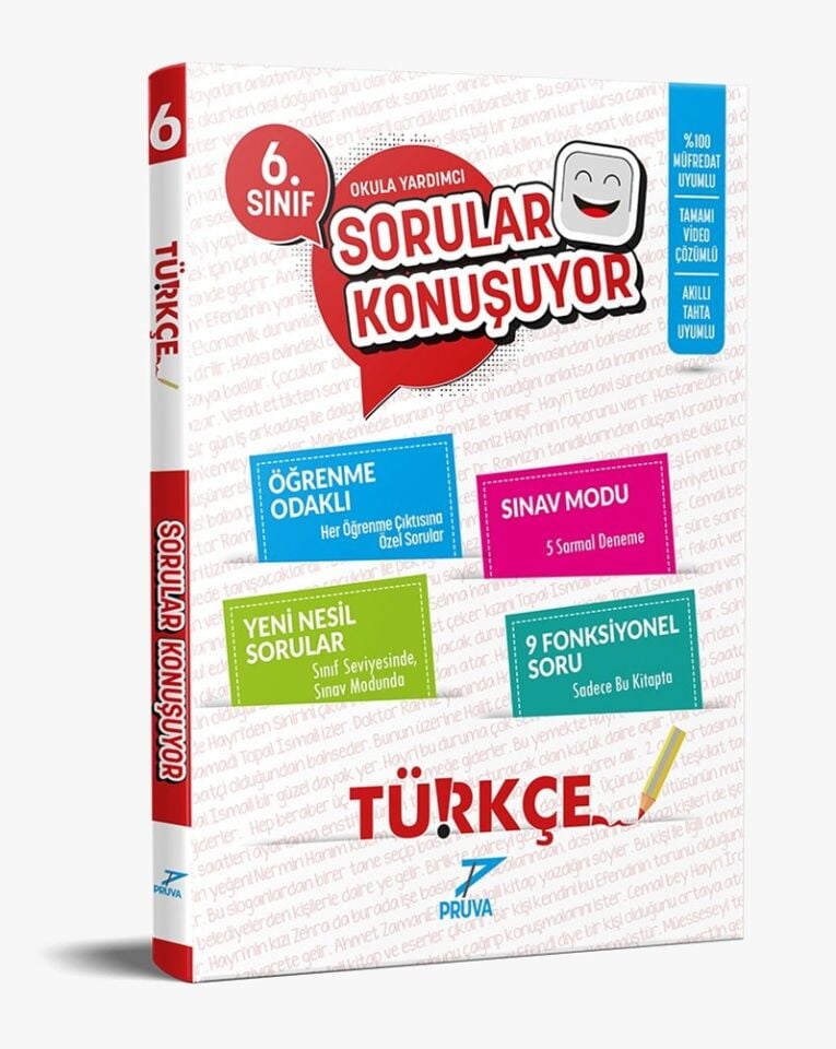 Pruva Akademi 6. Sınıf Türkçe Sorular Konuşuyor