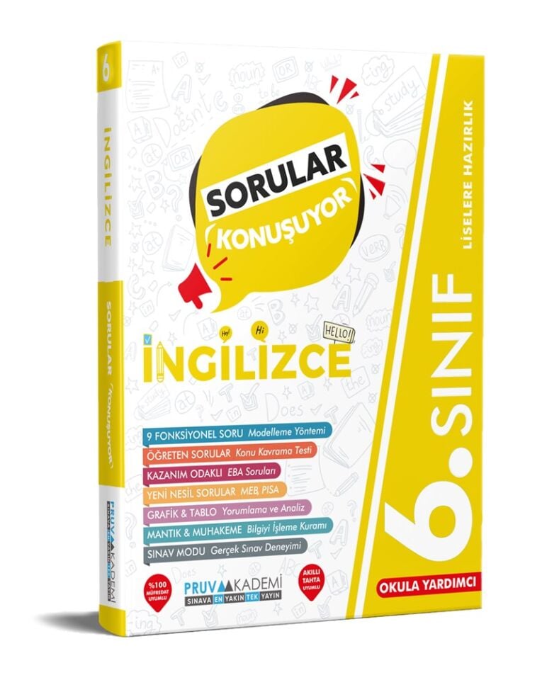 Pruva Akademi 6. Sınıf İngilizce Sorular Konuşuyor
