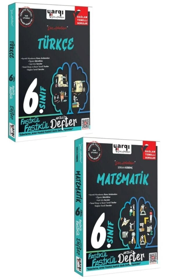 6. Sınıf Türkçe Matematik Fasikül Defter Seti