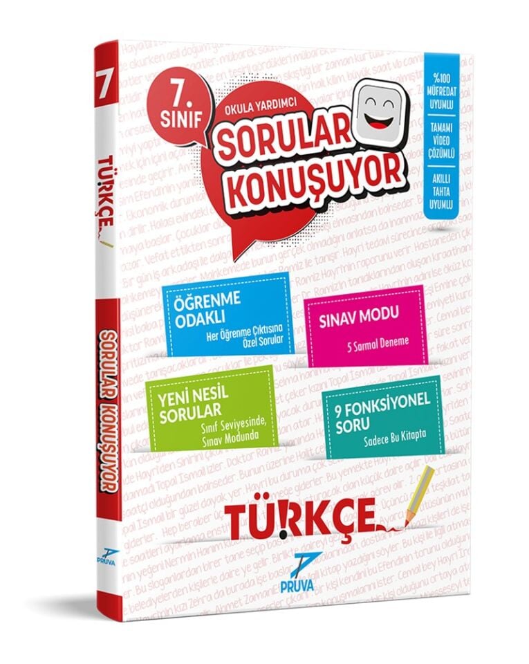 Pruva Akademi 7. Sınıf Türkçe Sorular Konuşuyor